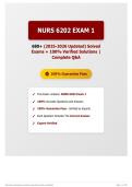 NURS 6202 Exam 1 680&plus; &lpar;2025-2026 Updated&rpar; Solved Exams &plus; 100&percnt; Verified Solutions   Complete Q&A