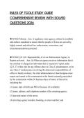 RULES OF TCOLE STUDY GUIDE COMPREHENSIVE REVIEW WITH SOLVED QUESTIONS 2026