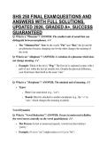 SHS 250 FINAL EXAM QUESTIONS AND ANSWERS WITH FULL SOLUTIONS&comma; UPDATED 2026&comma; GRADED A&plus;&comma; SUCCESS GUARANTEED