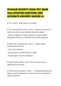 RYANAIR SECURITY EXAM TEST BANK 2026 UPDATED QUESTIONS AND ACCURATE ANSWERS GRADED A&plus;