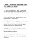 S-13 AND S-14 STANDPIPE SYSTEM TEST PAPER 2026 STUDY GUIDE REVIEW