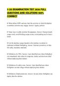 S-215 EXAMINATION TEST 2026 FULL QUESTIONS AND SOLUTIONS 100&percnt; CORRECT