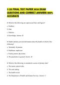 S-215 FINAL TEST PAPER 2026 EXAM QUESTIONS AND CORRECT ANSWERS 100&percnt; ACCURATE