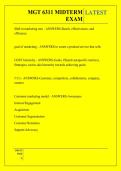 MGT 6311 MIDTERM  EXAM QUESTIONS AND ANSWERS 2026