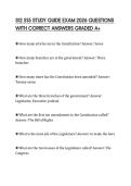 S12 S15 STUDY GUIDE EXAM 2026 QUESTIONS WITH CORRECT ANSWERS GRADED A&plus;