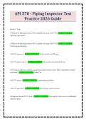 API 570 - Piping Inspector Test Practice 2026 Guide