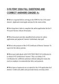 S-95 FDNY 2026 FULL QUESTIONS AND CORRECT ANSWERS GRADED A&plus;