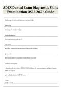 ADEX Dental Exam Diagnostic Skills Examination OSCE 2026 Guide