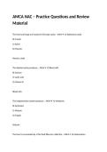 AMCA NAC &ndash; Practice Questions and Review Material