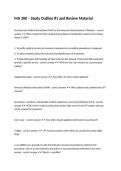 MA 300 &ndash; Study Outline &num;1 and Review Material