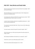 NAA 100 &ndash; Exam Review and Study Guide