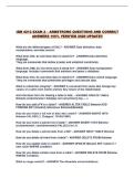 ISM 4212 EXAM 2 &ndash; ARMSTRONG QUESTIONS AND CORRECT ANSWERS 100&percnt; VERIFIED 2026 UPDATE&excl;&excl;