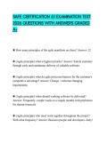 SAFE CERTIFICATION 5&period;1 EXAMINATION TEST 2026 QUESTIONS WITH ANSWERS GRADED A&plus;