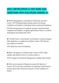 SAFE CERTIFICATION 5&period;1 TEST BANK 2026 QUESTIONS WITH SOLUTIONS GRADED A&plus;
