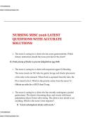 NURSING MISC 2026 LATEST QUESTIONS WITH ACCURATE SOLUTIONS
