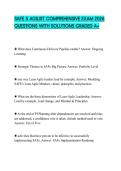 SAFE 5 AGILIST COMPREHENSIVE EXAM 2026 QUESTIONS WITH SOLUTIONS GRADED A&plus;