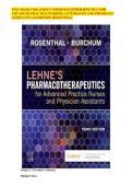 TEST BANK FOR LEHNE&rsquo;S PHARMACOTHERAPEUTICS FOR ADVANCED PRACTICE NURSING ATTENDANTS AND PHYSICIAN ASSISTANTS 3rd EDITION ROSENTHAL&lowbar;compressed&period;pdf
