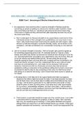 WGU RSM3 TASK 1 - DEVELOPING EFFECTIVE VALUES &vert; 2026 UPDATE &vert; 100&percnt; CORRECT