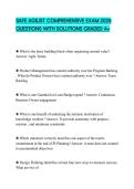 SAFE AGILIST COMPREHENSIVE EXAM 2026 QUESTIONS WITH SOLUTIONS GRADED A&plus;