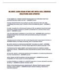 NC DENT JURIS EXAM STUDY SET WITH 100&percnt; VERIFIED SOLUTIONS 2026 UPDATE&excl;&excl;
