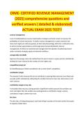 CRME &ndash; Complete Exam Study Guide 2026&sol;2027 with Verified Answers &vert; Newest Version&period; A&plus;