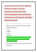 Bundle for Connecticut Commercial Pesticide Applicator Certification Category 7 Industrial&comma; Institutional&comma; Structural Pest Control&comma; Category 6 Right-of-Way Pest Control&comma; Category 5 Aquatic Pest Control&comma; Category 3A Ornamental and Turf Pest&comma; Commercial Pes