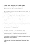 NACC &ndash; Exam Questions and Practice Guide