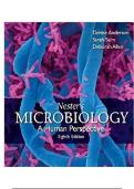 Test Bank for Nester&rsquo;s Microbiology&colon; A Human Perspective by Denise G&period; Anderson&comma; Sarah N&period; Salm & Deborah P&period; Allen &ndash; Complete Chapter Questions with Verified Answers 2026&sol;2027