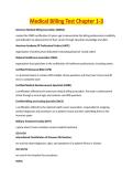 Medical Billing Test Chapter 1 &ndash; Complete Exam Study Guide 2026&sol;2027 with Verified Answers &vert; Newest Version&period; A&plus;