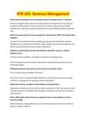 HTR 345 &ndash; Complete Exam Study Guide 2026&sol;2027 with Verified Answers &vert; Newest Version&period; A&plus;