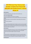 RHIT RHIA Exam Prep &ndash; Complete Exam Study Guide 2026&sol;2027 with Verified Answers &vert; Newest Version&period; A&plus;