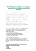 Hesi PN Pharmacology Updated Exam Questions & Answers With Detailed Rationales &vert; Instant PDF Download