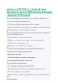 practice ACHE BOG test Updated Exam Questions & Answers With Detailed Rationales &vert; Instant PDF Download