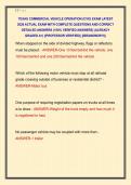 TEXAS COMMERCIAL VEHICLE OPERATION &lpar;CVO&rpar; EXAM LATEST  2026 ACTUAL EXAM WITH COMPLETE QUESTIONS AND CORRECT  DETAILED ANSWERS &lpar;100&percnt; VERIFIED ANSWERS&rpar; &vert;ALREADY  GRADED A&plus;&vert; &vert;&vert;PROFESSOR VERIFIED&vert;&vert; &vert;&vert;BRANDNEW&excl;&excl;&excl;&vert;&vert;