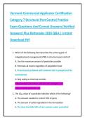 Bundle for Vermont Commercial Applicator Certification Category 7 Structural Pest Control&comma; Category 6 Right-of-Way Pest Control&comma; Category 5 Aquatic Pest Control&comma; Category 3 Ornamental and Turf Pest Control&comma; Commercial Pesticide Applicator Core Practice Ex