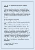 NUR 662 Test Questions to Practice With Complete Solutions