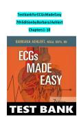 Test Bank for ECGs Made Easy 6th Edition by Barbara J Aehlert 9780323401302 Chapters 1-10 Complete Guide&period;