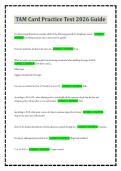 TAM Card Practice Test 2026 Guide