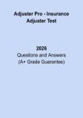 Adjuster Pro &ndash; Insurance Adjuster Licensing Practice Test & Study Guide 2026