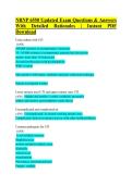 NRNP 6550 Updated Exam Questions & Answers With Detailed Rationales &vert; Instant PDF Download