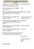 TAM Card Practice Final Exam Prep 2026 Guide