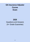 Georgia Insurance Adjuster Course &ndash; Licensing Training & Exam Prep Guide 2026