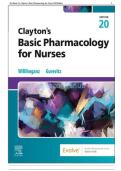 Test bank for claytons basic pharmacology for nurses 20th edition by Michelle J&period; Willihnganz