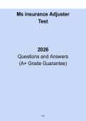 Mississippi Insurance Adjuster Test &ndash; Licensing Practice Exam & Study Guide 2026