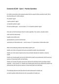Economics EC248 &ndash; Quiz 6 &ndash; Practice Questions