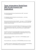 Texas Jurisprudence Dental Exam 2026 &ndash; Accurate Practice Questions&comma; Answers&comma; and Detailed Legal Explanations