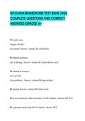 NCCAOM BIOMEDICINE TEST BANK 2026 COMPLETE QUESTIONS AND CORRECT ANSWERS GRADED A&plus;