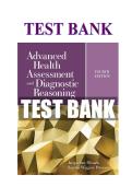 Test Bank Advanced Health Assessment and Diagnostic Reasoning 4th Edition by Jacqueline Rhoads & Sandra Wiggins Petersen ISBN 9781284217292 2026 A&plus;