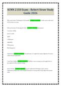 SCMN 2150 Exam - Robert Straw Study Guide 2026