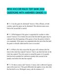 NFHS SOCCER RULES TEST BANK 2026 QUESTIONS WITH ANSWERS GRADED A&plus;